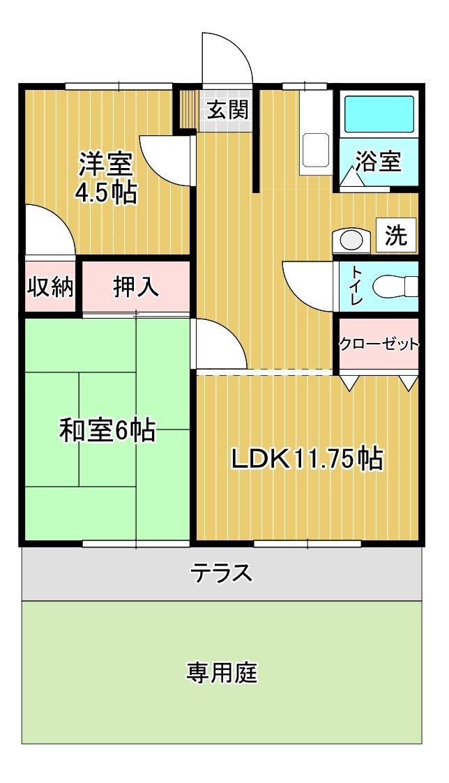 杉山ハイツの間取り写真