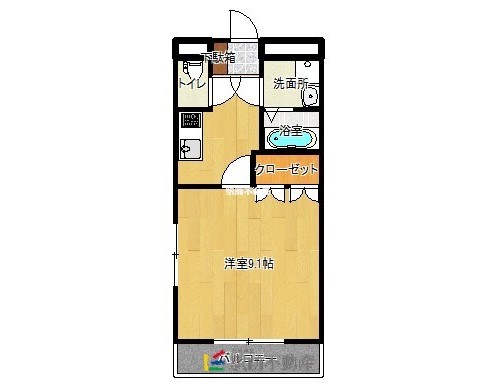 メルヴェールの間取り写真