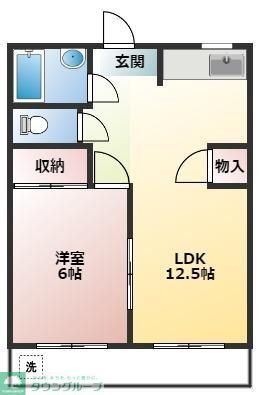 サンパークハイツの間取り写真