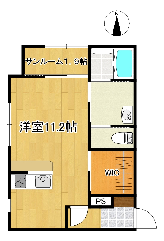 グランパランIIの間取り