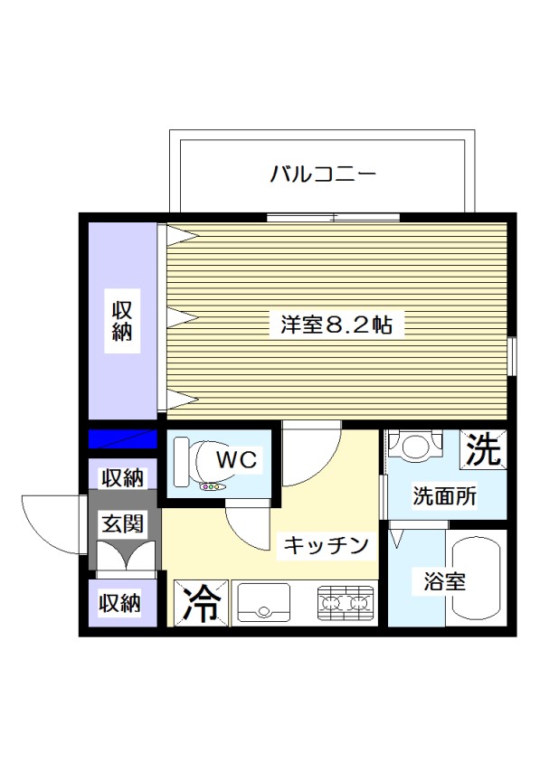 A2 park squareの間取り写真