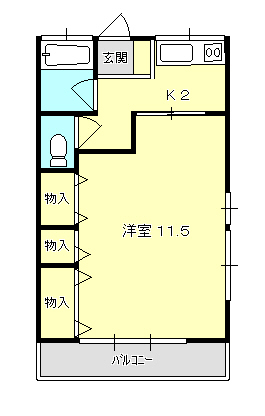 ヴィラヨシモトの間取り