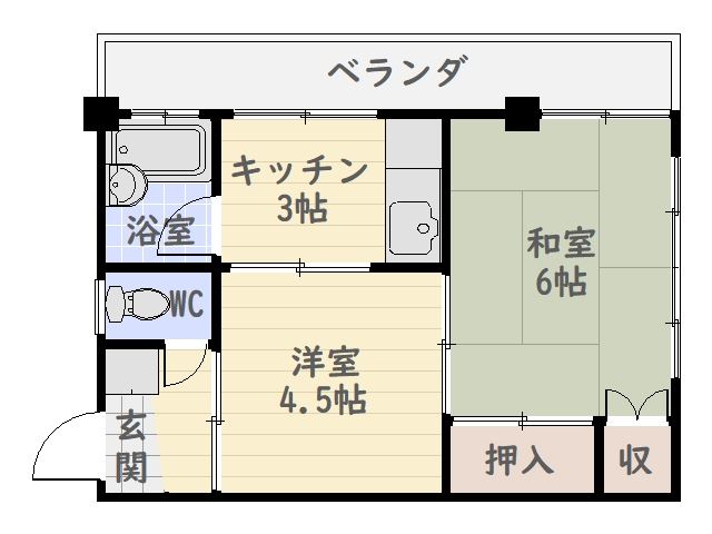 佐多マンションの間取り