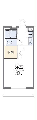 レオパレスクールの間取り