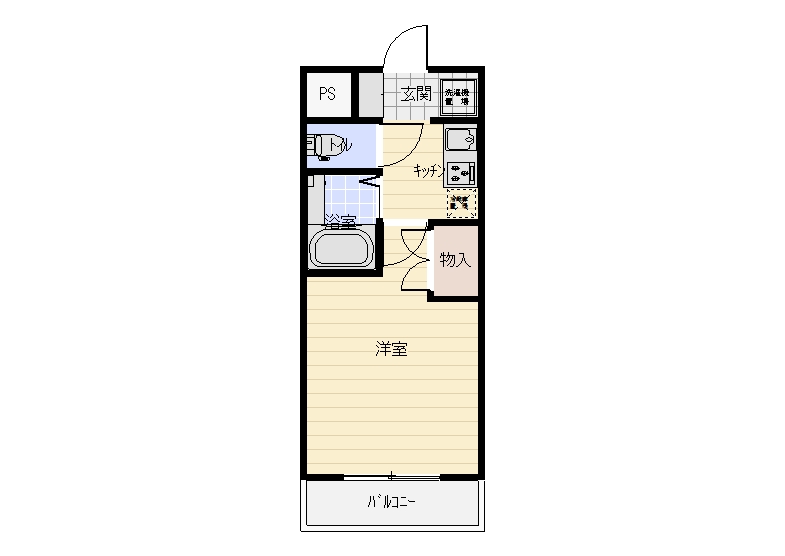 ヴィルフォーレ山村の間取り