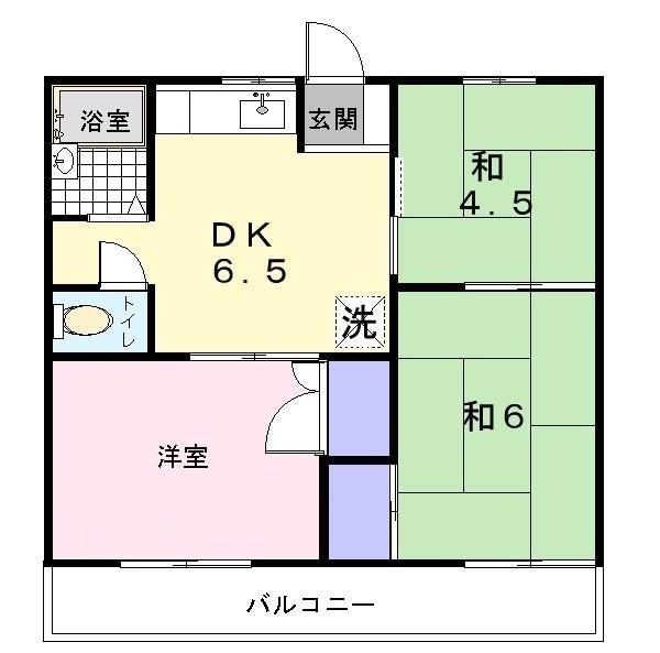 【エステート大豆塚１の間取り】