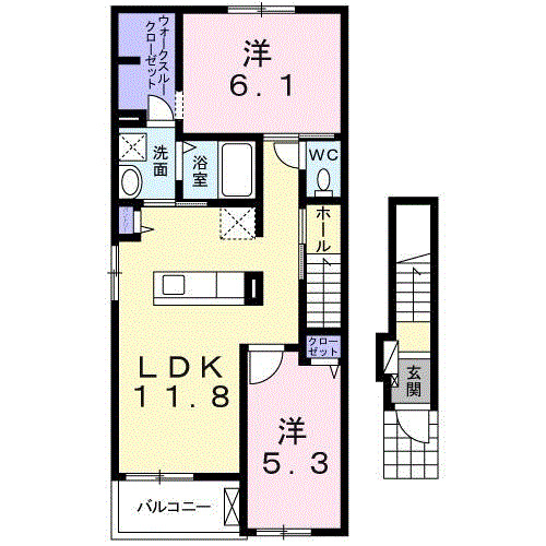 リアン・Ｒの間取り