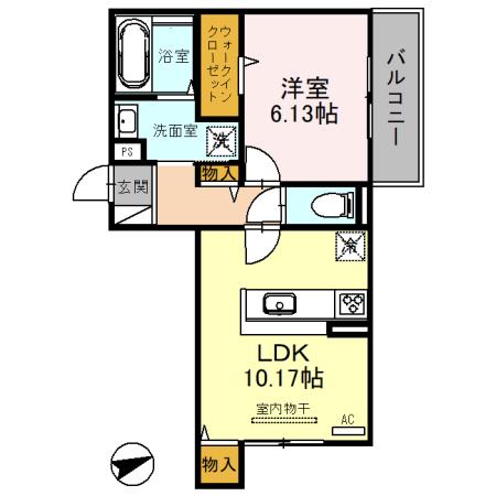 【FloriaIIの間取り】