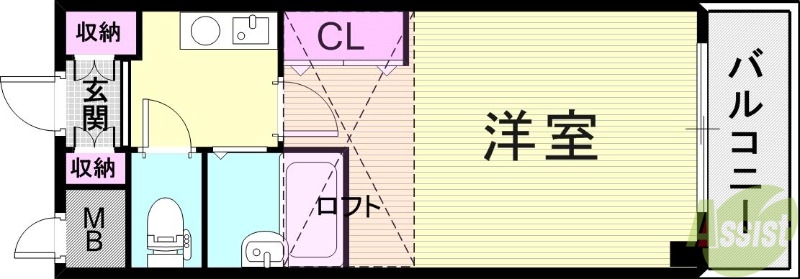 ローテローゼ本山の間取り