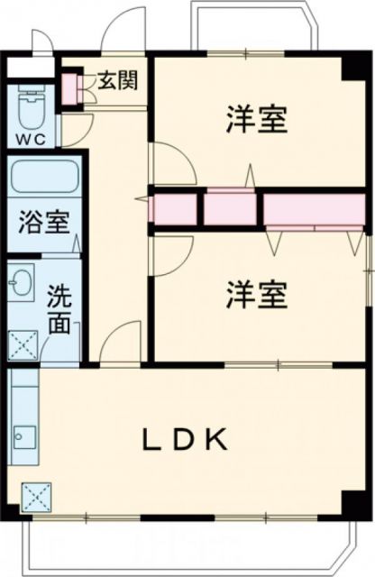 スーリールI番館の間取り