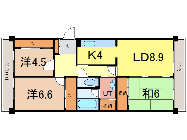 チュリス曙の間取り