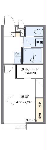 レオパレスアドヴァンテージの間取り