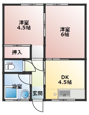 ビアンコ内原の間取り