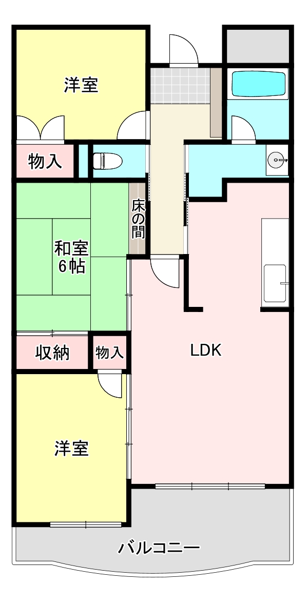 アビタシオン深町の間取り