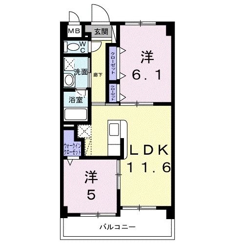 国頭郡宜野座村字漢那のマンションの間取り