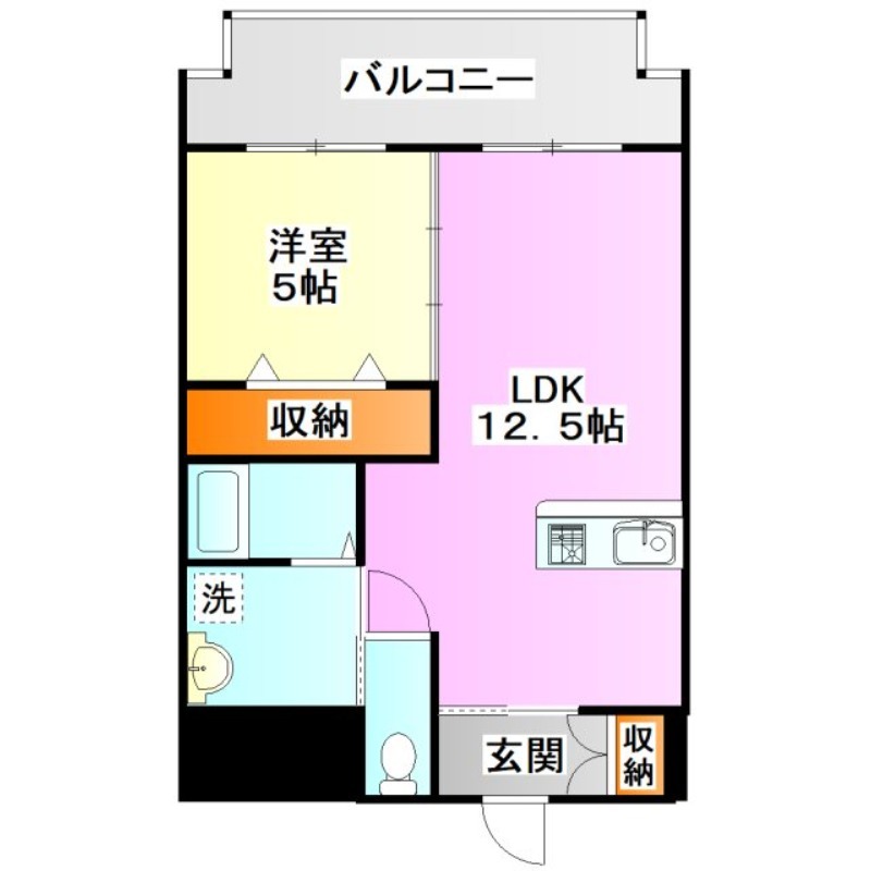 ラ・ヴィータローザの間取り