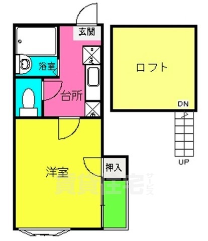 シティハイツ南天神の間取り