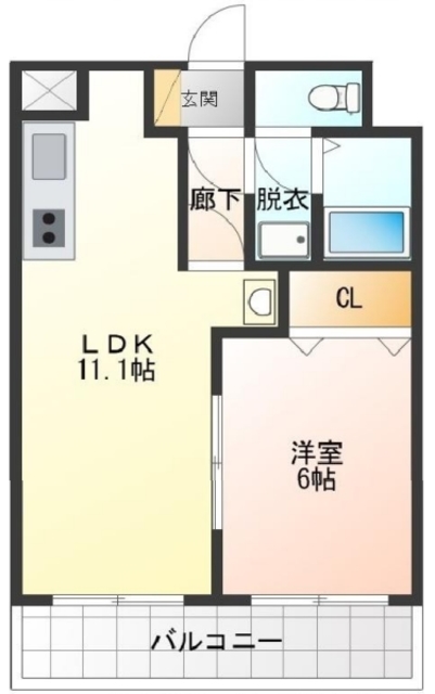 グリーンヒルの間取り