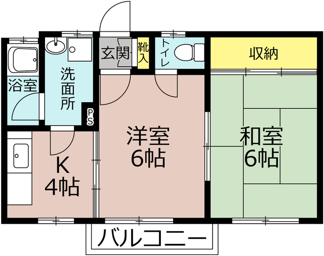 コーポ宗円堂の間取り