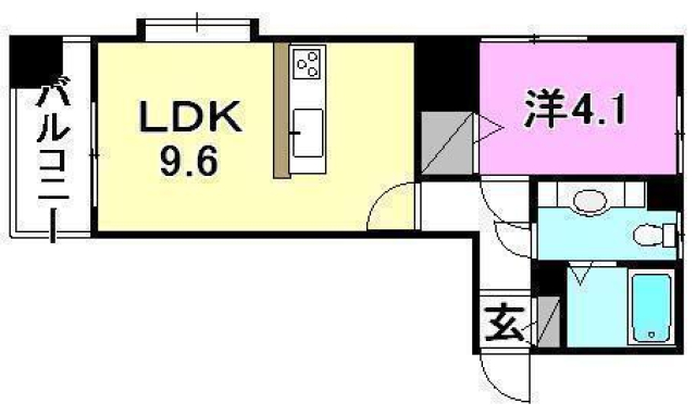 ヴァレーレ県庁前の間取り