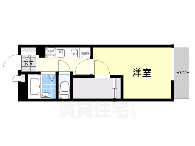 レオパレス掛休の間取り