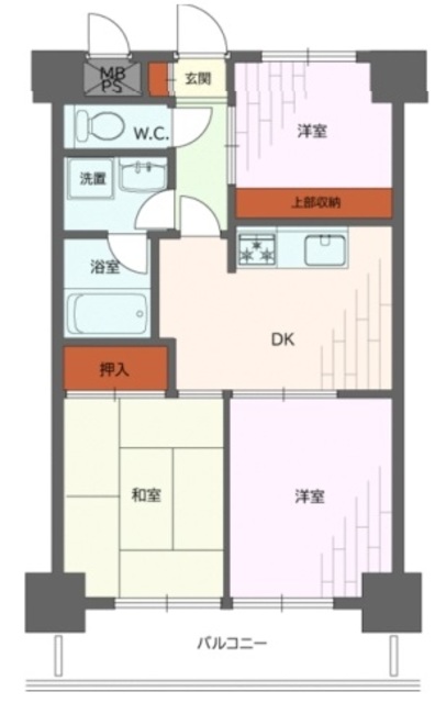 ライオンズマンション桜台駅前の間取り