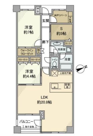 オープンレジデンシア広尾Iの間取り