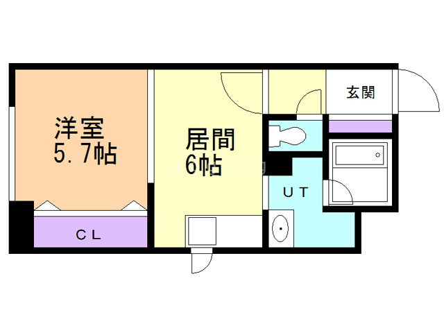 プライムアーバン大通公園IIの間取り