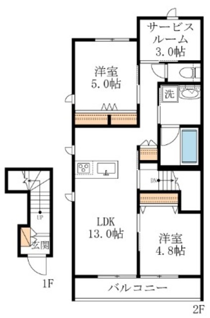 ＰＡＣＥ ＳＵＤの間取り