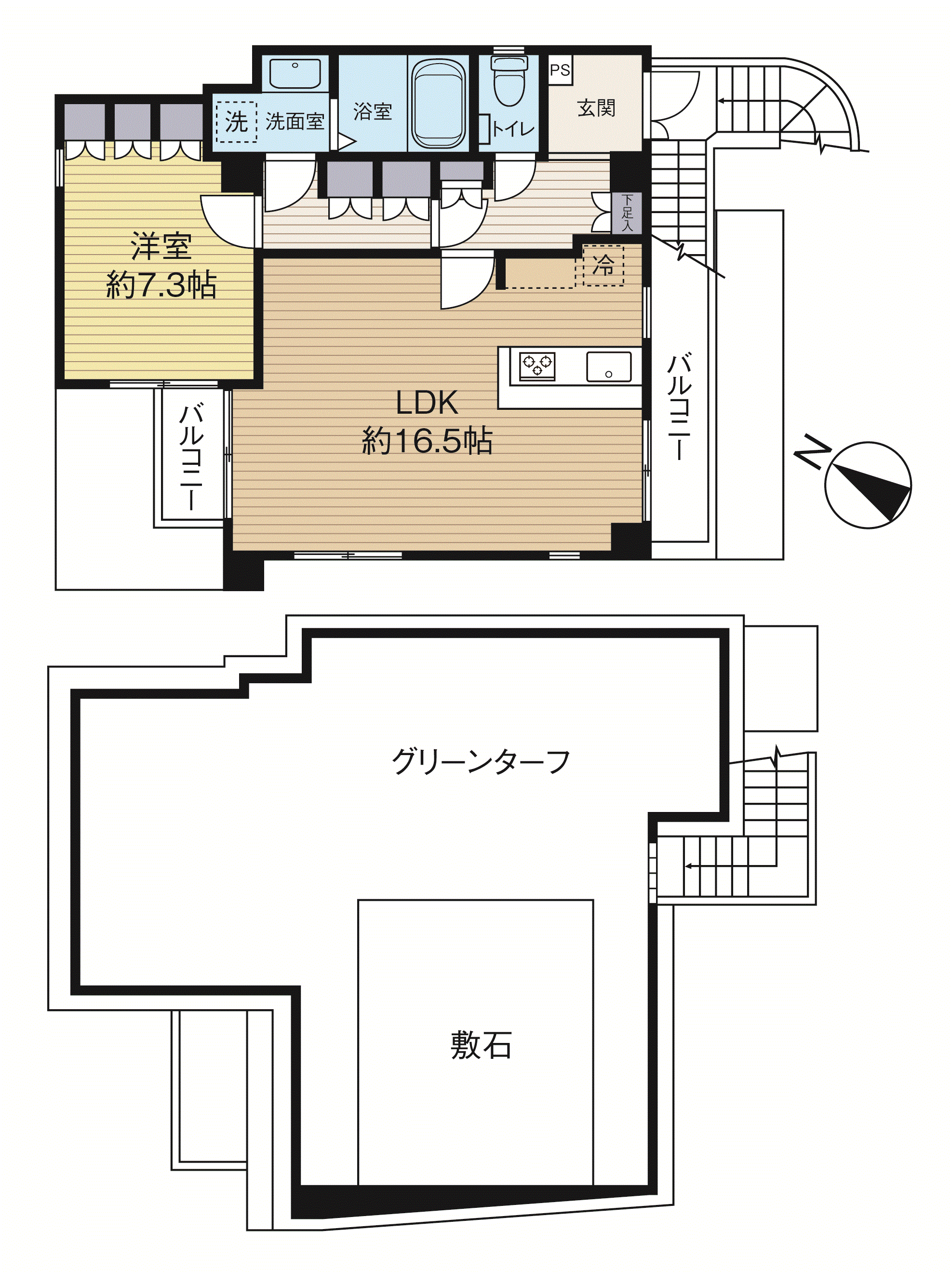 MBFLATの間取り