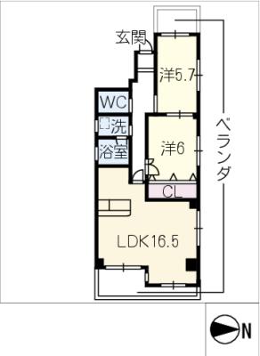 赤田ビルの間取り