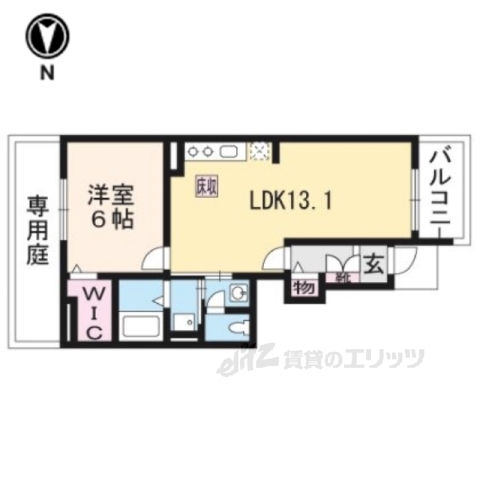 カルムＯＮＯ壱番館の間取り