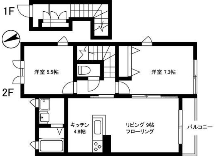 シャーメゾン MUKUROJIコートの間取り