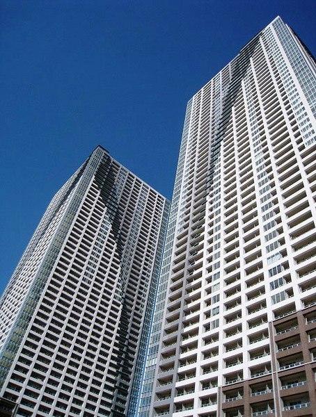 【中央区勝どきのマンションの建物外観】