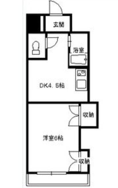 札幌市中央区北一条東のマンションの間取り