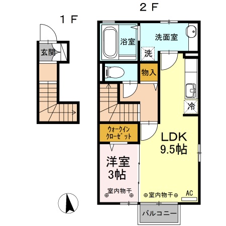 Royal西荒屋（ロイヤル西荒屋）の間取り