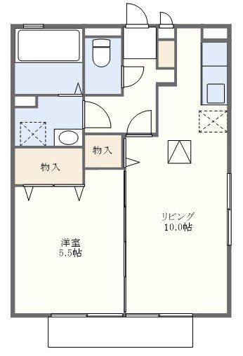 アルペジオ久原　B棟の間取り