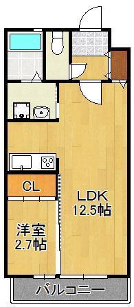 エルミタージュヒルズIの間取り