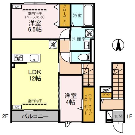 仮称D-ROOM大額の間取り