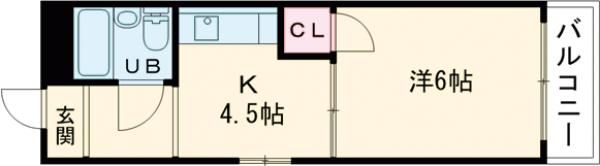 ハイツ愛和の間取り