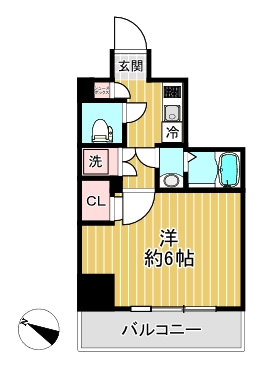 SHOKEN Residence横浜鶴見の間取り