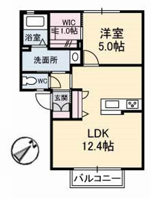 キャッスル綾の間取り