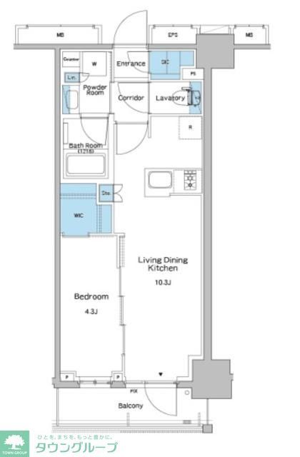 板橋区志村のマンションの間取り