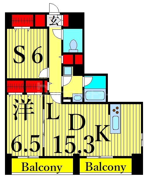 福信館の間取り