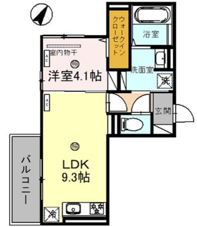 アンベリールの間取り