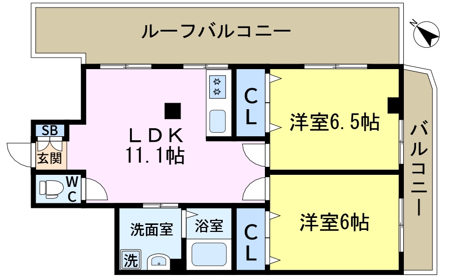 YKビル関口の間取り