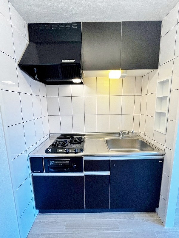 キッチン　★システムキッチングリル付き/2口コンロ★