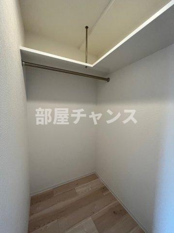 収納　たっぷりとした収納スペースです