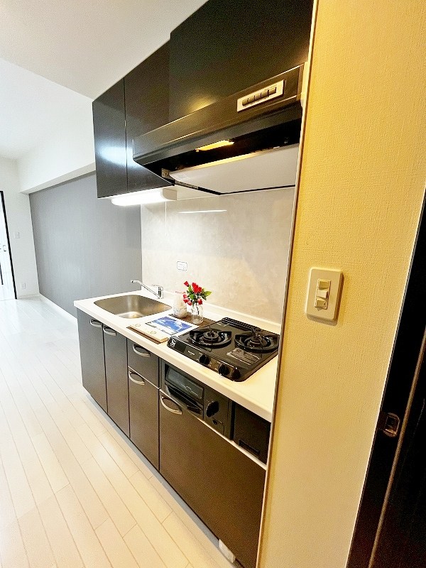 キッチン　★システムキッチングリル付き/2口コンロ★