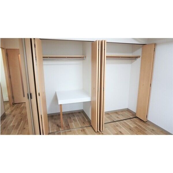 収納　十分な収納スペースがあります